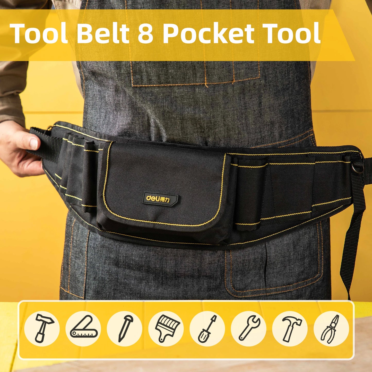 Deli Black Waist Bag