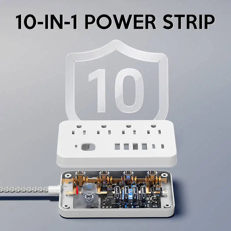 10-in-1 Power Hub with Surge Protection