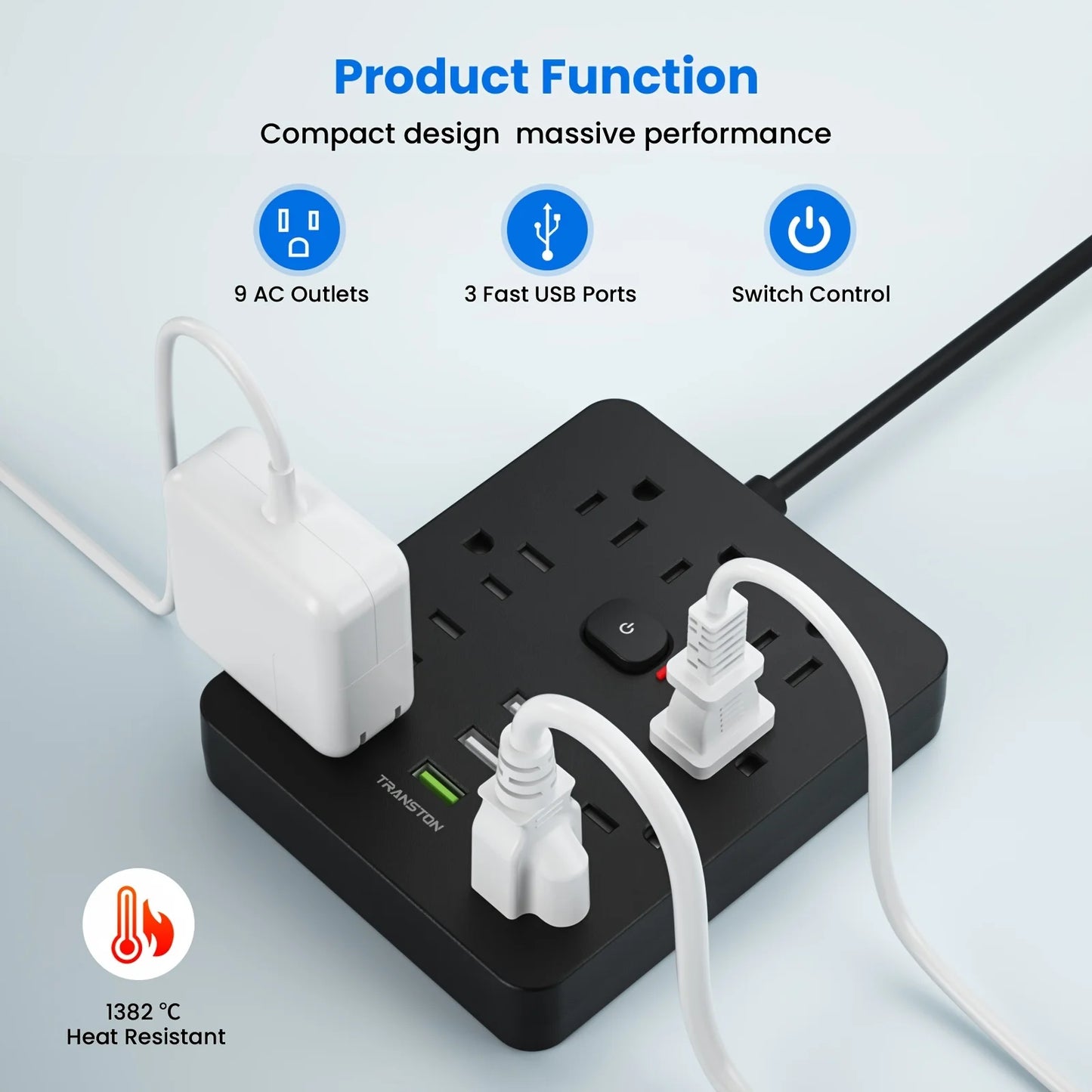 Power Outlet with Surge Protector