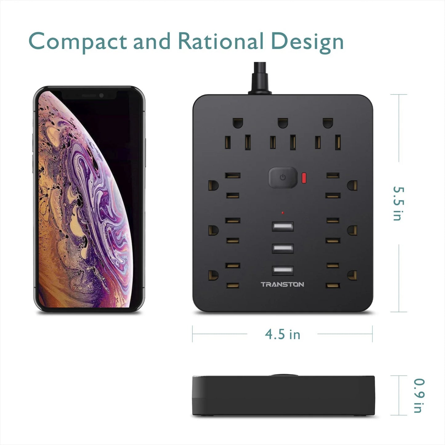 Power Outlet with Surge Protector
