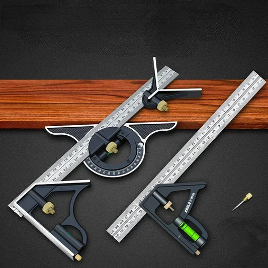 3 In 1 Square Angle Ruler Set