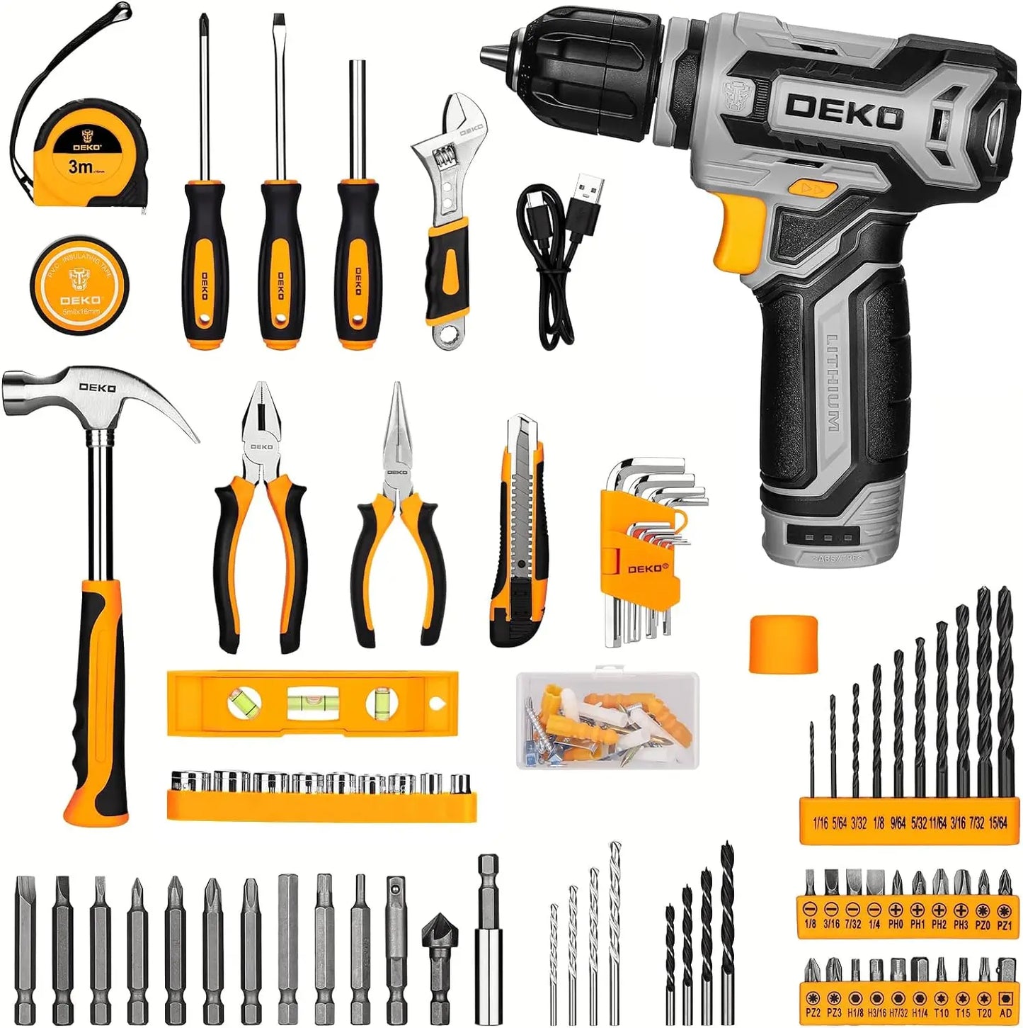 Cordless 12V Battery Electric Drill Driver